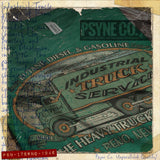 Industrial Truck Service Reno 1946 Vintage Men's T-Shirt