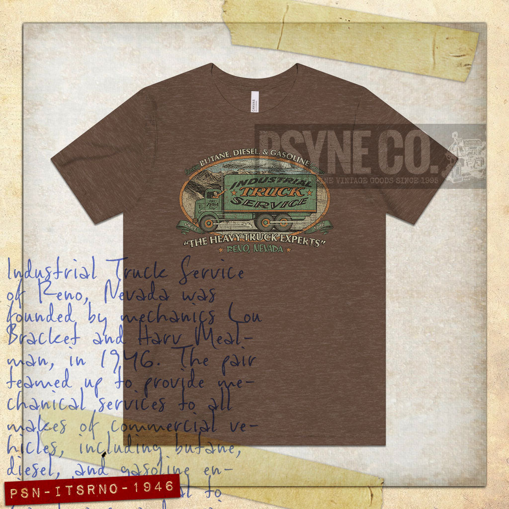 Industrial Truck Service Reno 1946 Vintage Men's T-Shirt