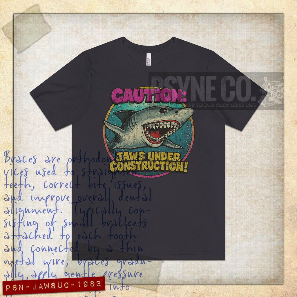 Jaws: Under Construction 1983 Vintage Men's T-Shirt