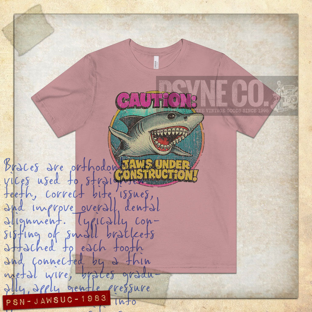 Jaws: Under Construction 1983 Vintage Men's T-Shirt