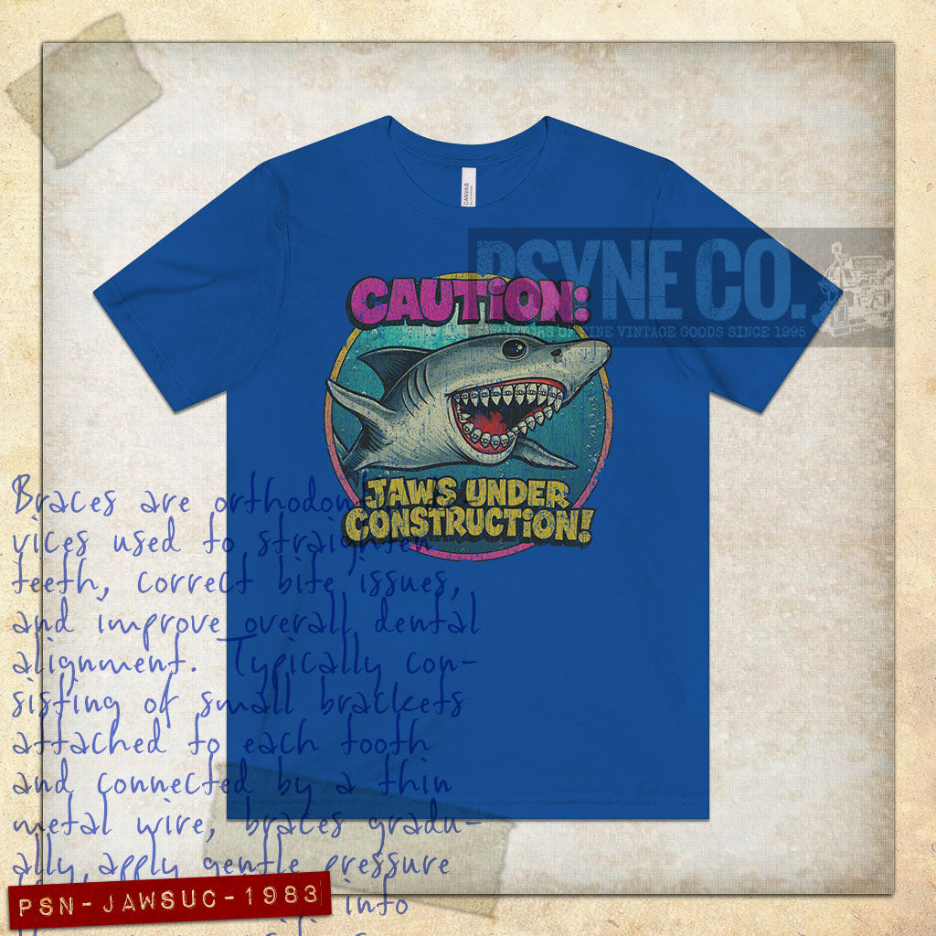 Jaws: Under Construction 1983 Vintage Men's T-Shirt