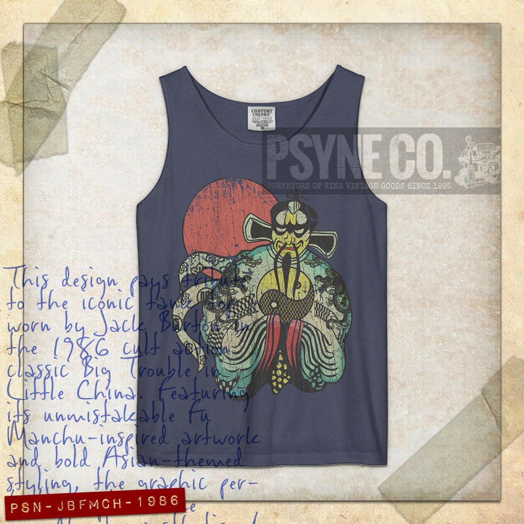 Jack Burton Fu Manchu 1986 Vintage Tank Top