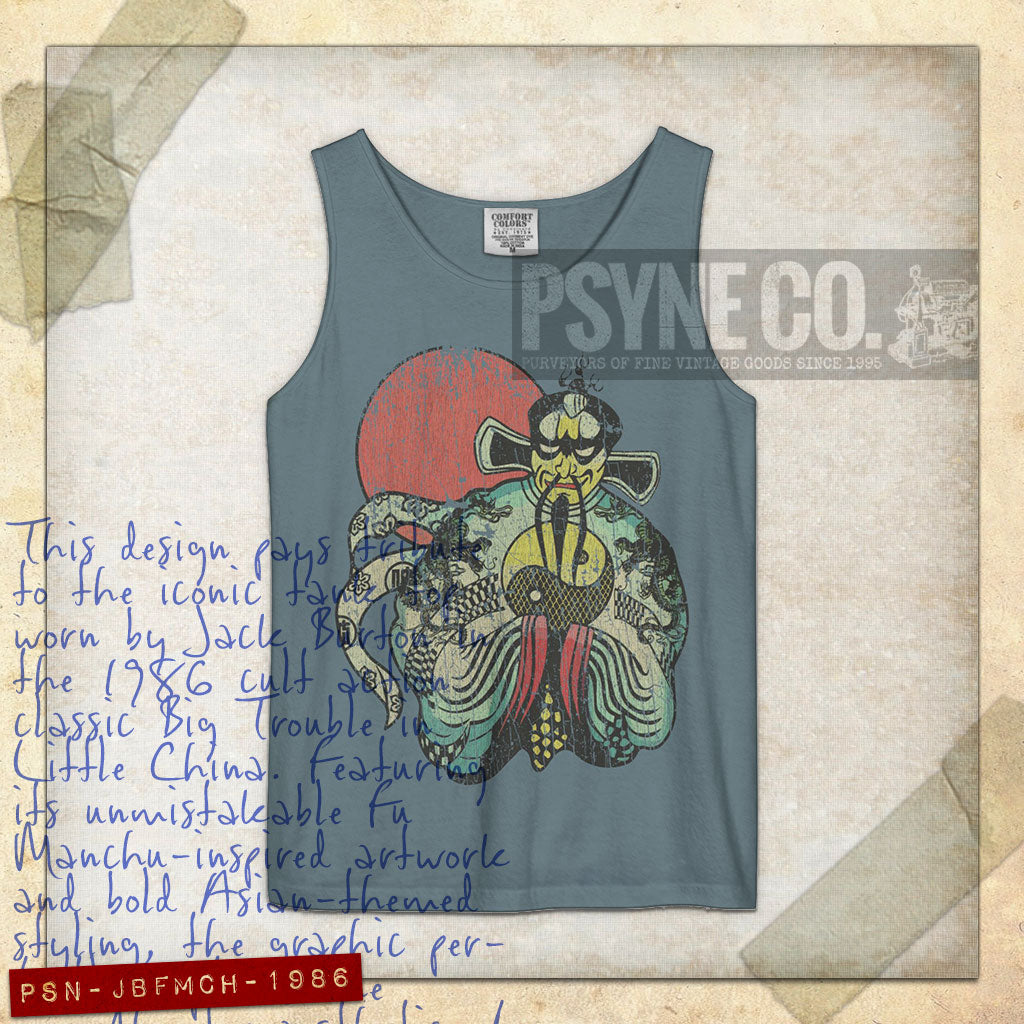 Jack Burton Fu Manchu 1986 Vintage Tank Top