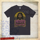 Jesus Walks With Me 2004 Vintage Men's T-Shirt