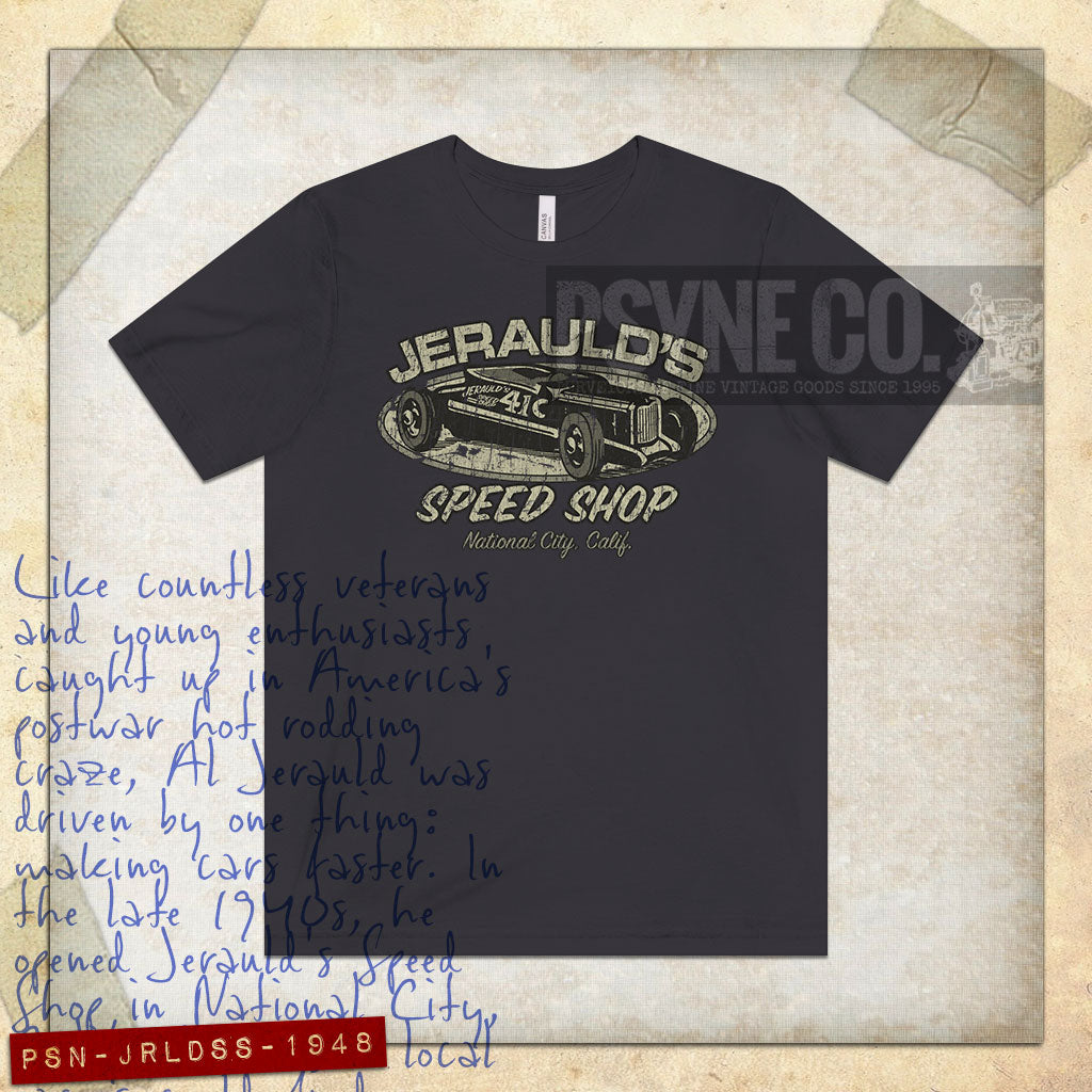 Jerauld's Speed Shop 1948 Vintage Men's T-Shirt