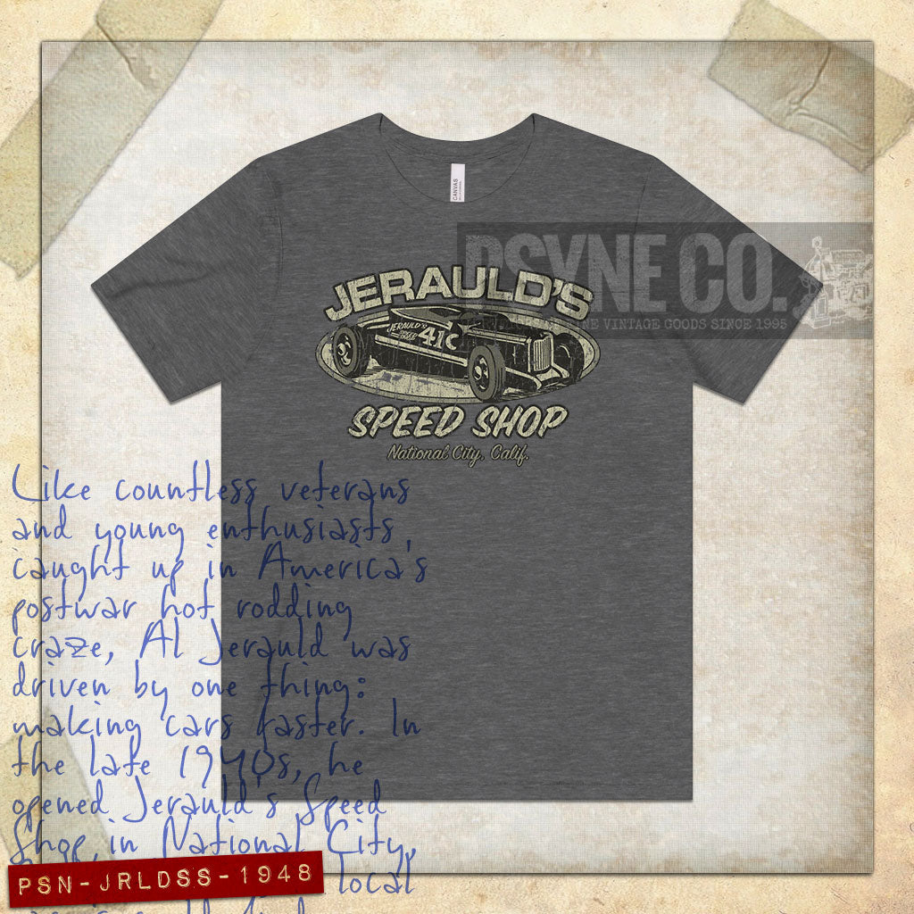 Jerauld's Speed Shop 1948 Vintage Men's T-Shirt