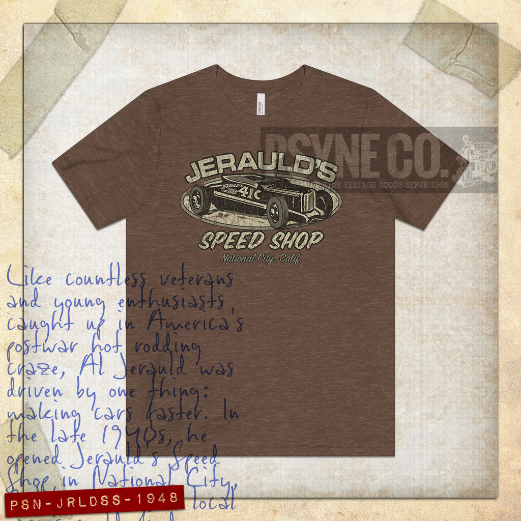 Jerauld's Speed Shop 1948 Vintage Men's T-Shirt