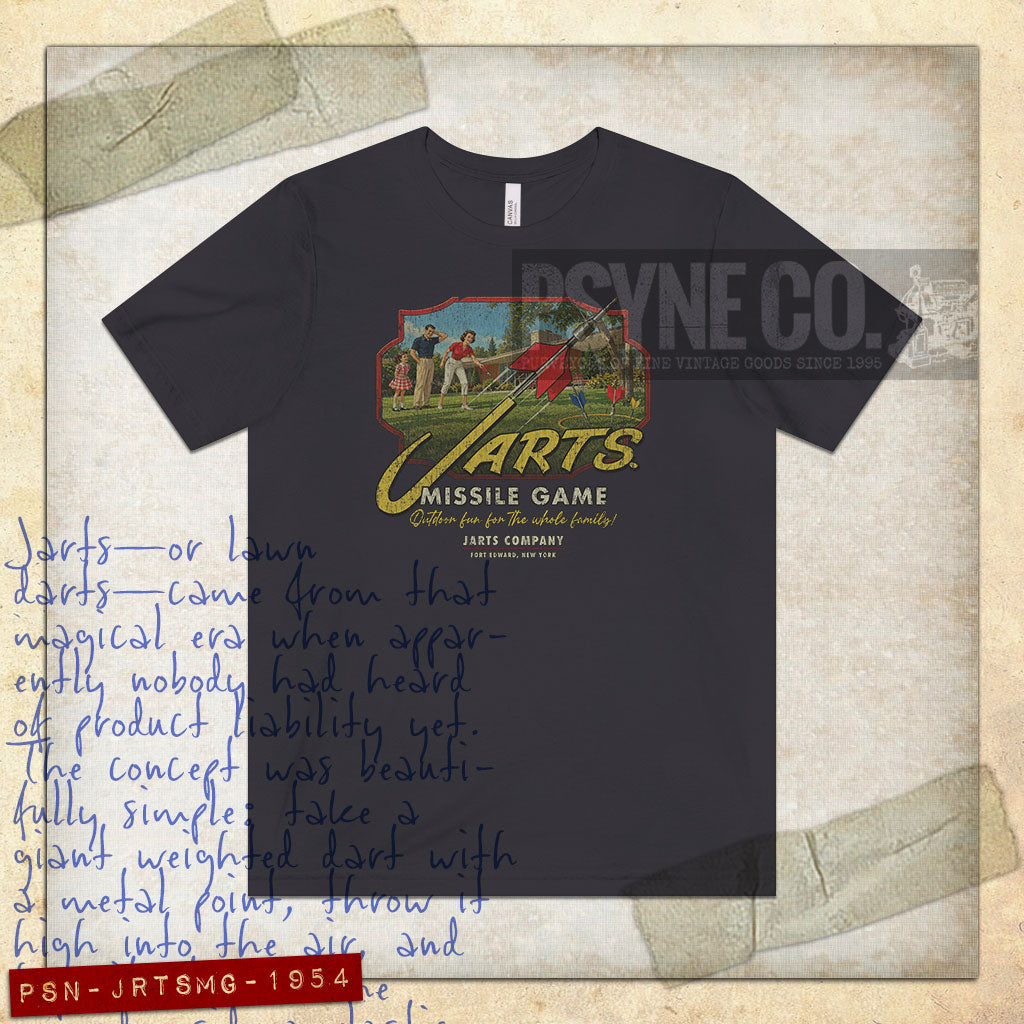 Jarts Missle Game 1954 Vintage Men's T-Shirt
