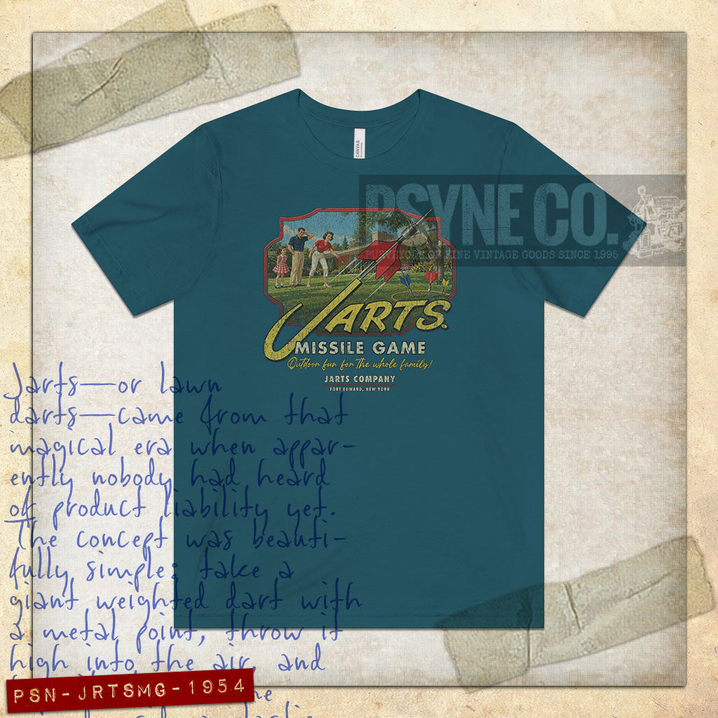 Jarts Missle Game 1954 Vintage Men's T-Shirt
