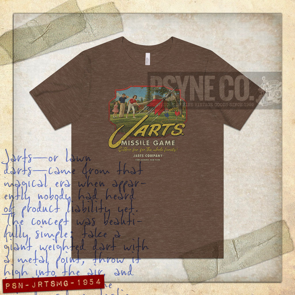 Jarts Missle Game 1954 Vintage Men's T-Shirt