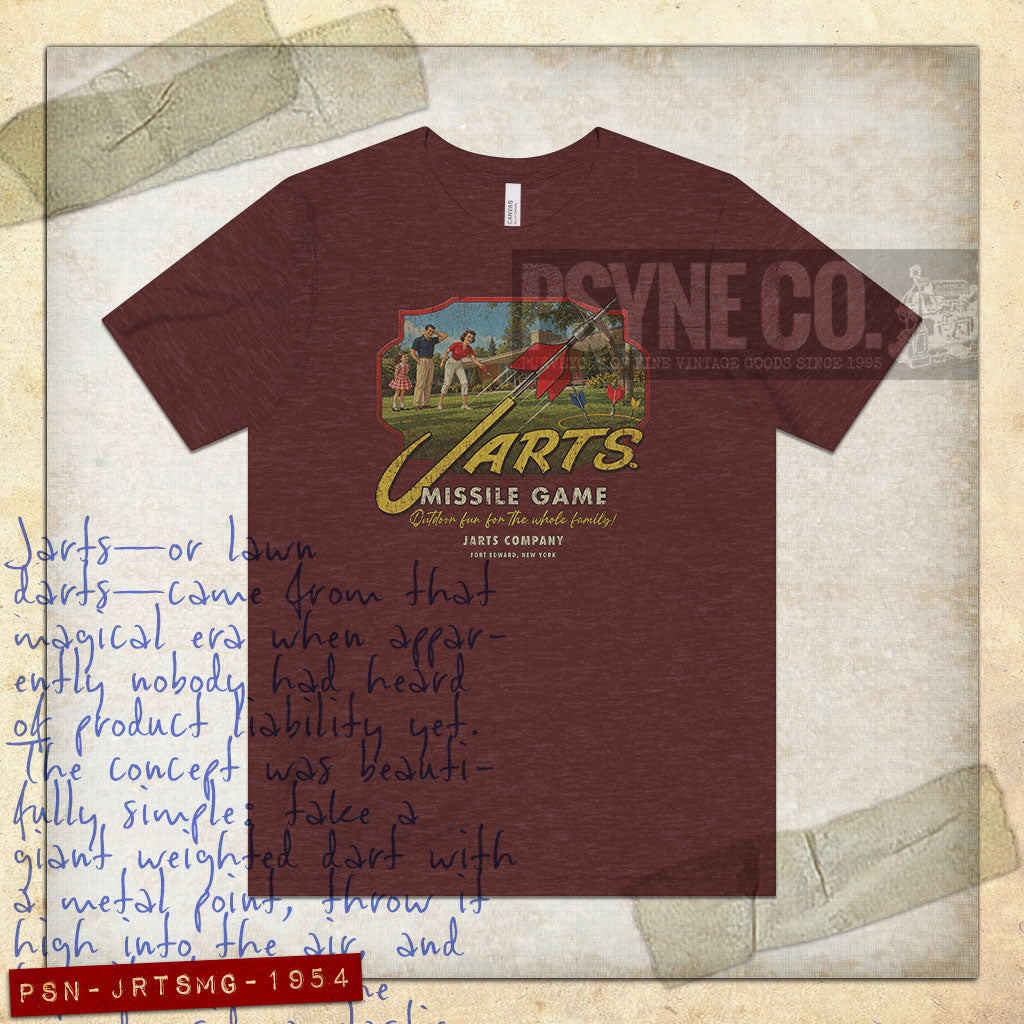Jarts Missle Game 1954 Vintage Men's T-Shirt