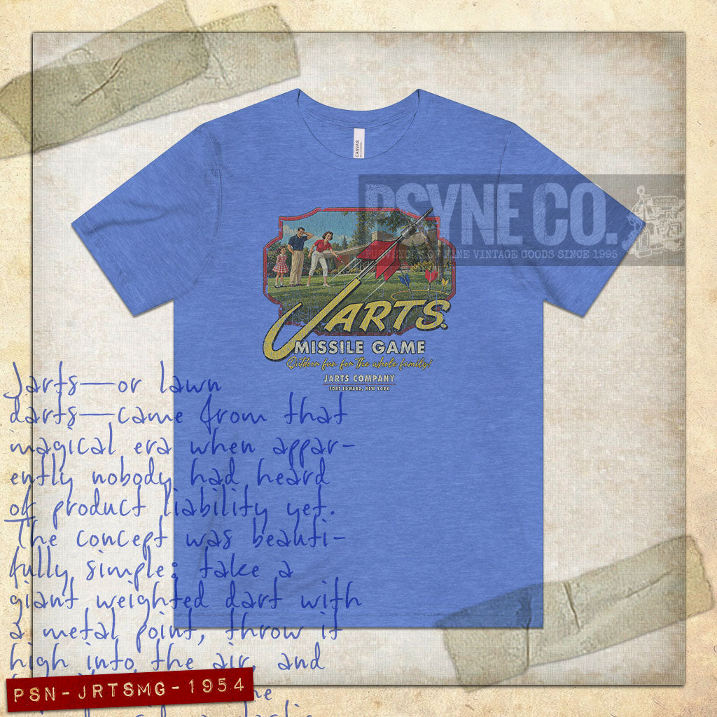 Jarts Missle Game 1954 Vintage Men's T-Shirt