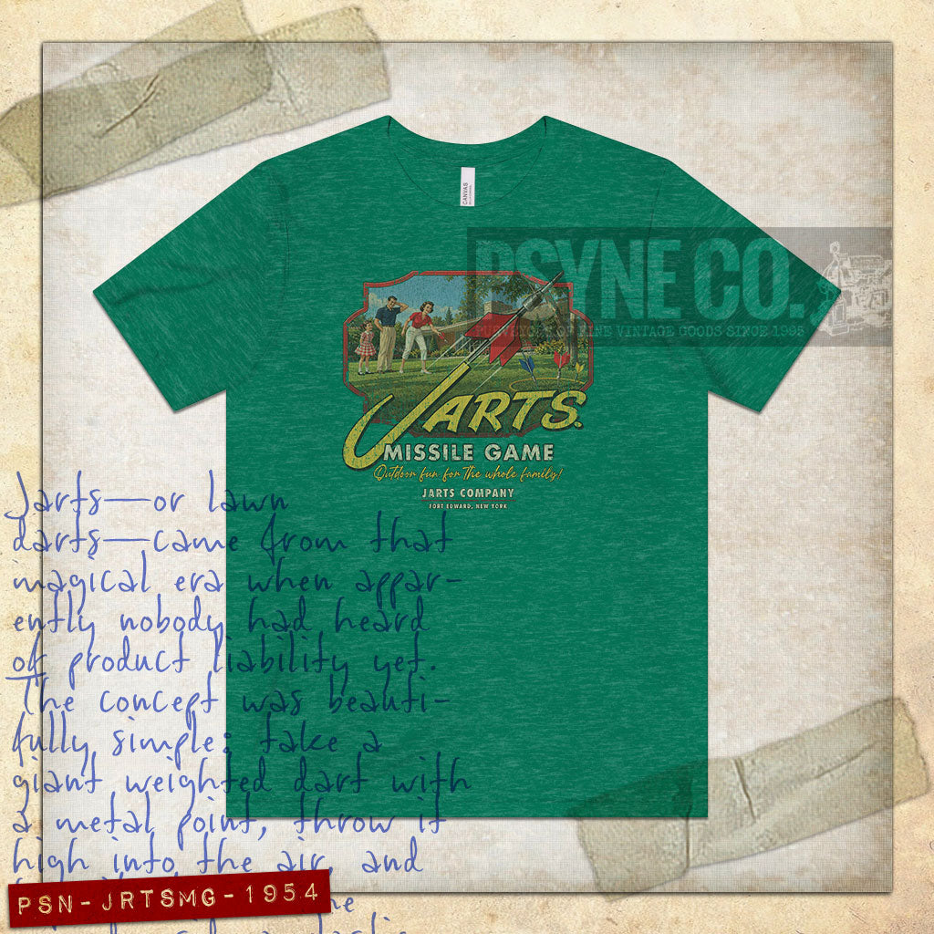 Jarts Missle Game 1954 Vintage Men's T-Shirt