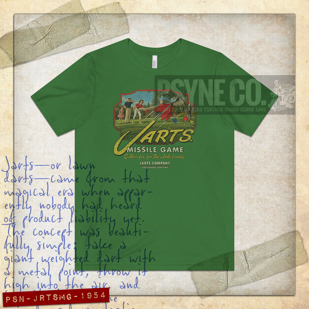 Jarts Missle Game 1954 Vintage Men's T-Shirt