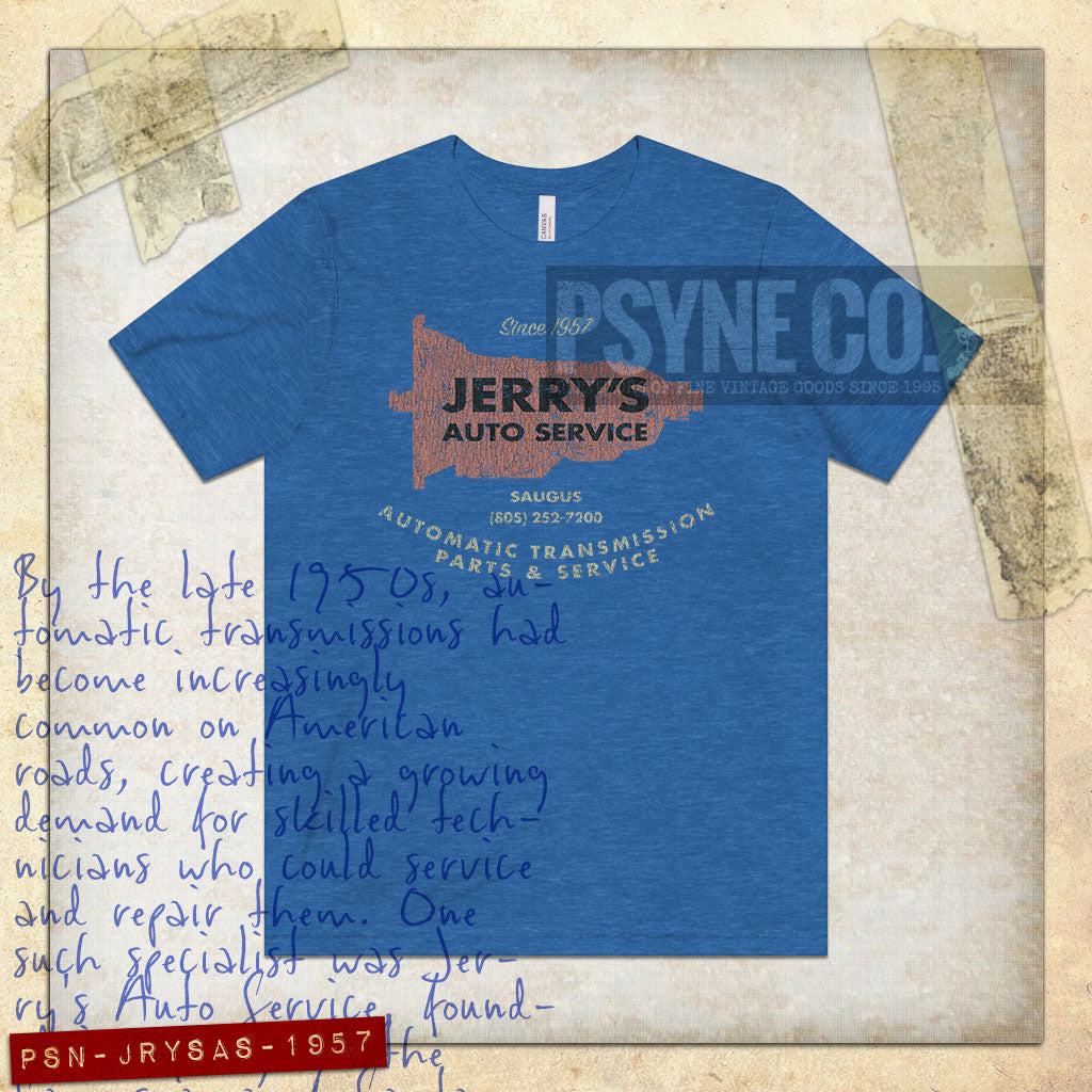Jerry's Auto Service 1957 Vintage Men’s T-Shirt