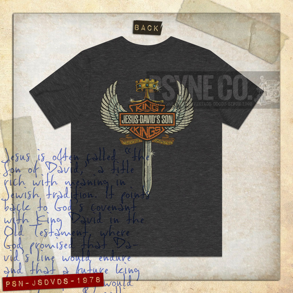 Jesus David's Son 1978 F/B Vintage Men's T-Shirt