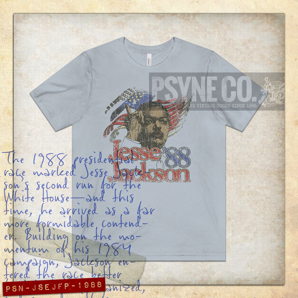 Jesse Jackson for President 1988 Vintage Men's T-Shirt