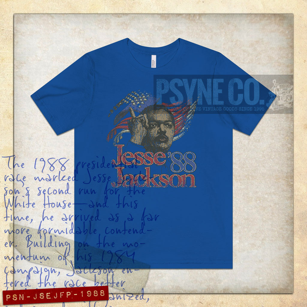Jesse Jackson for President 1988 Vintage Men's T-Shirt