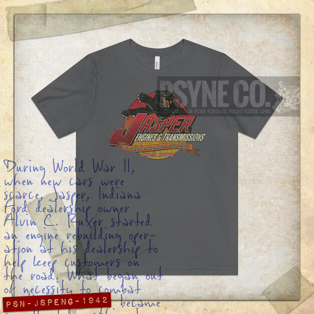 Jasper Engines Panther Power 1942 Vintage Men's T-Shirt