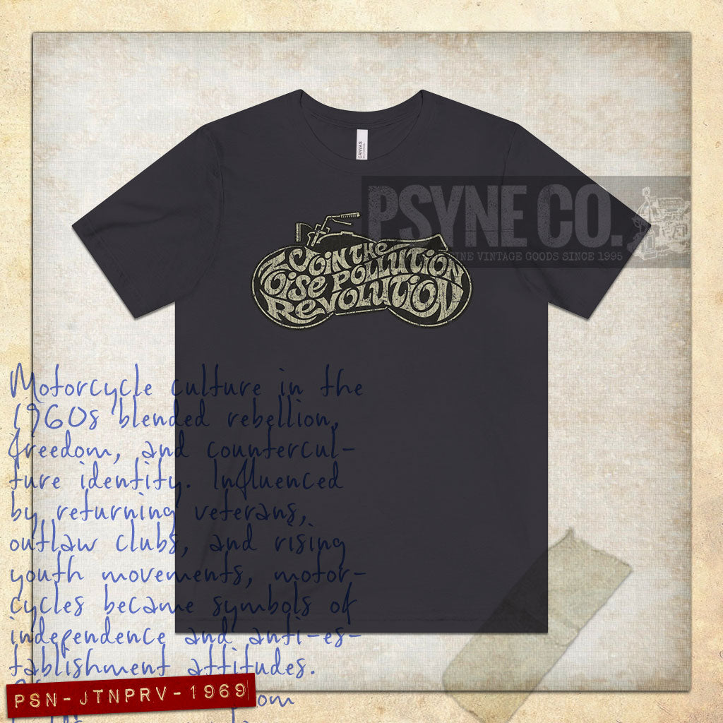 Join The Noise Pollution Revolution 1969 Vintage Men's T-Shirt