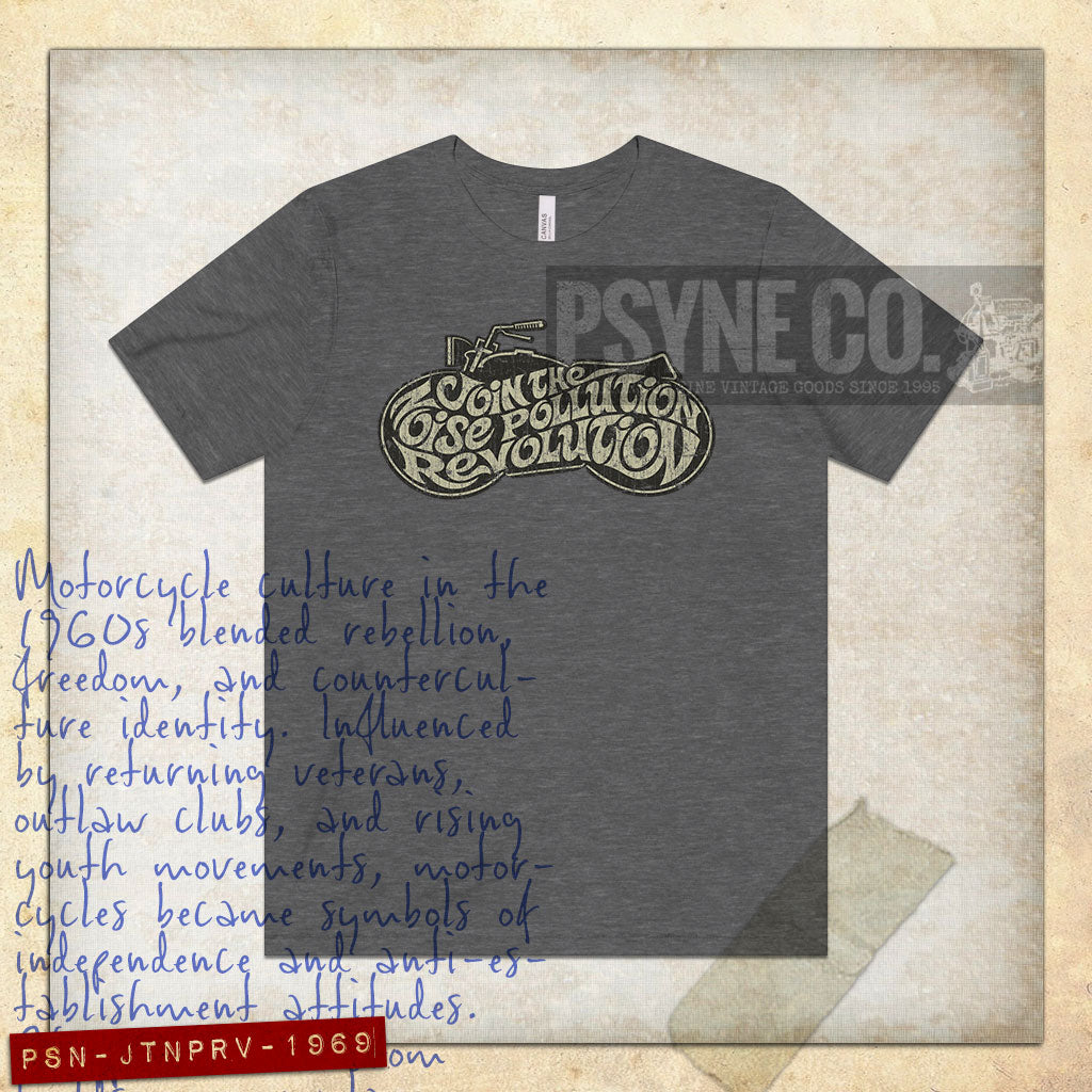 Join The Noise Pollution Revolution 1969 Vintage Men's T-Shirt