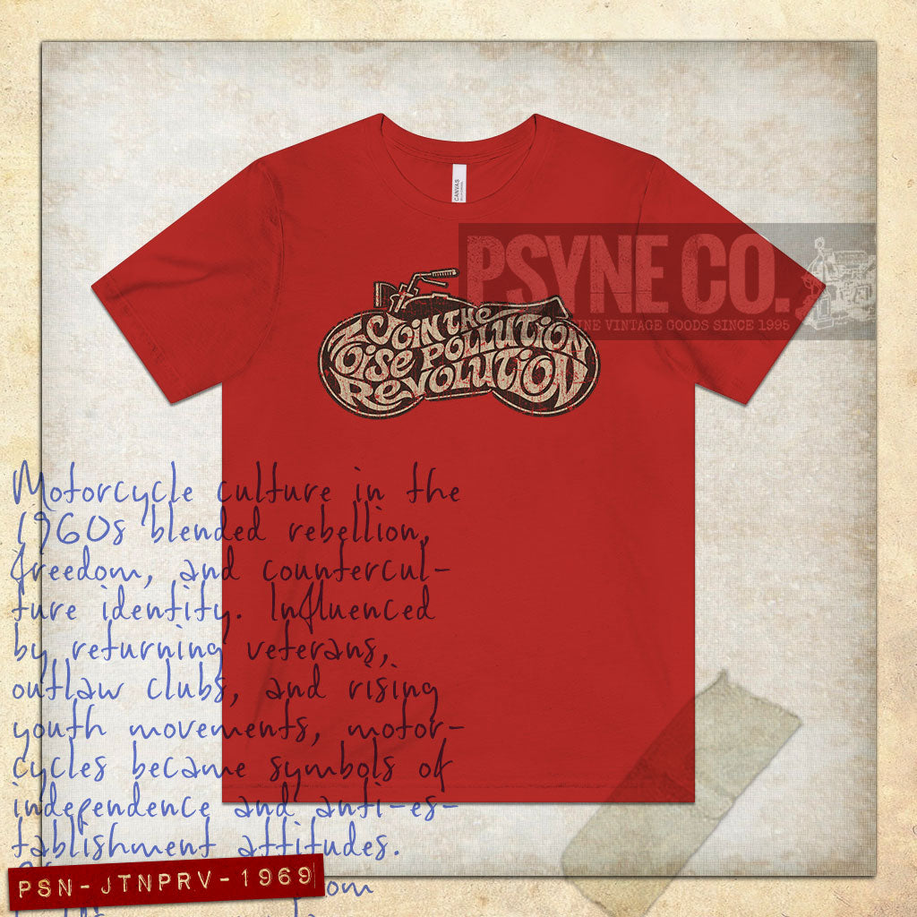 Join The Noise Pollution Revolution 1969 Vintage Men's T-Shirt