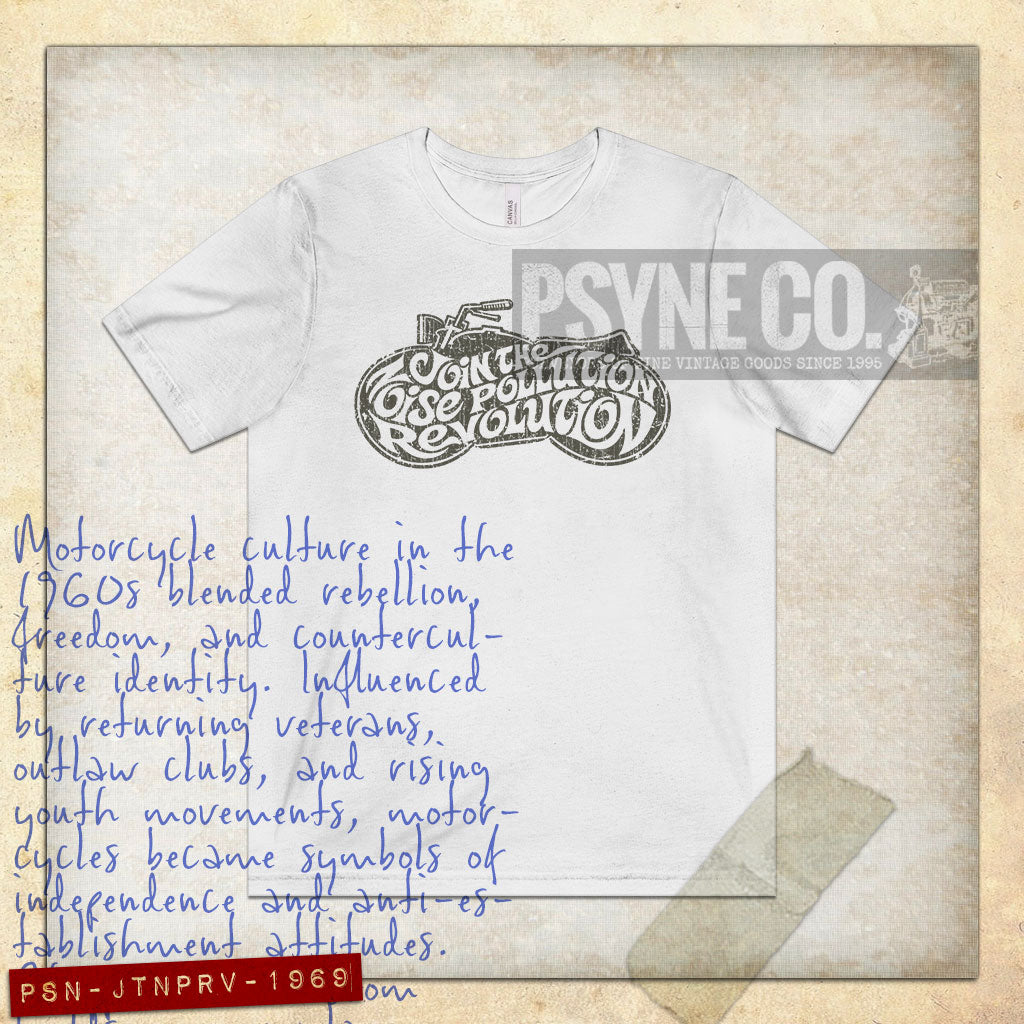 Join The Noise Pollution Revolution 1969 Vintage Men's T-Shirt