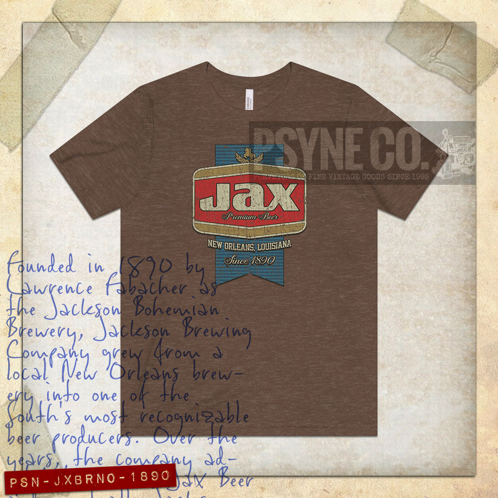 Jax Beer New Orleans 1890 Vintage Men's T-Shirt