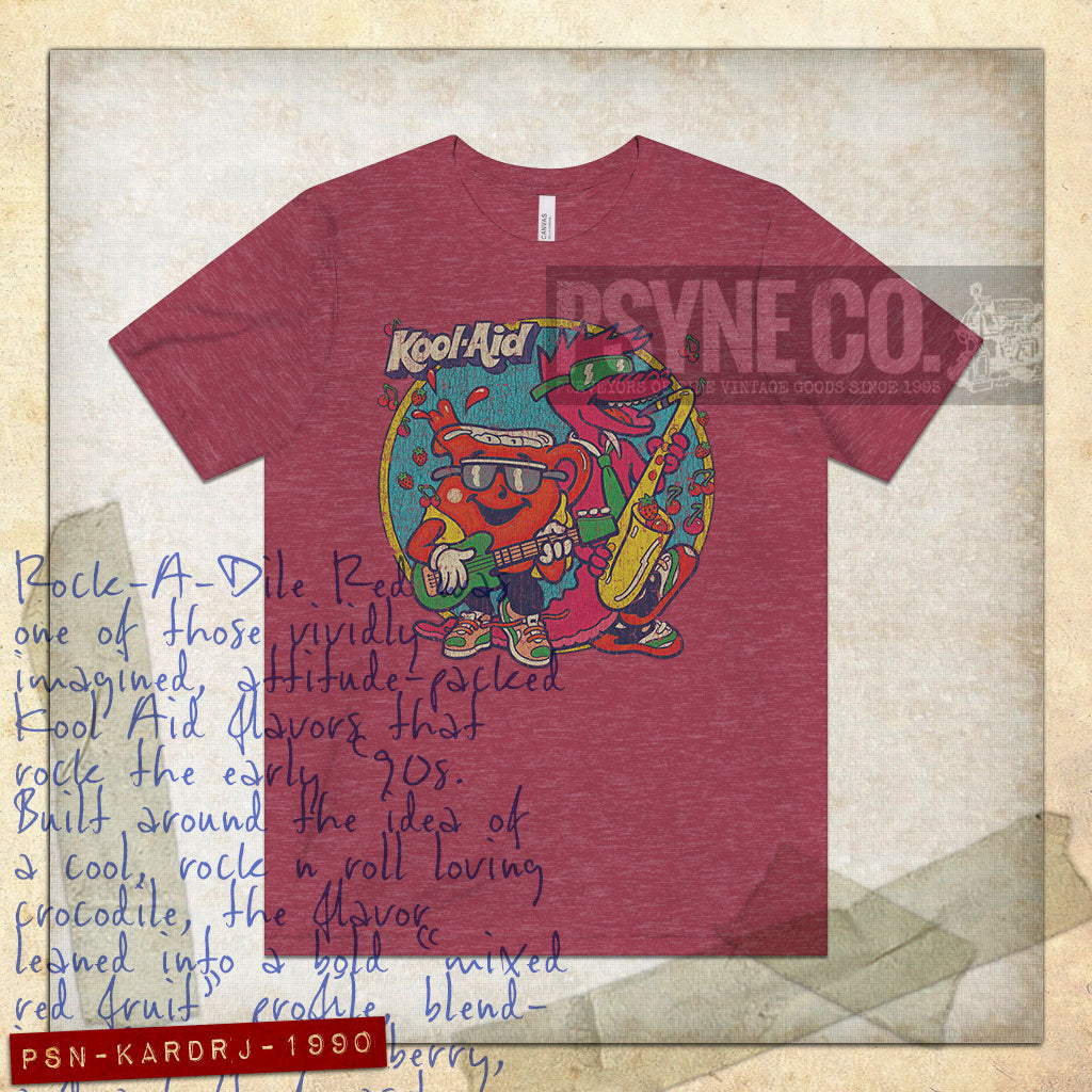 Rock-A-Dile Red Jam 1990 Vintage Men's T-Shirt