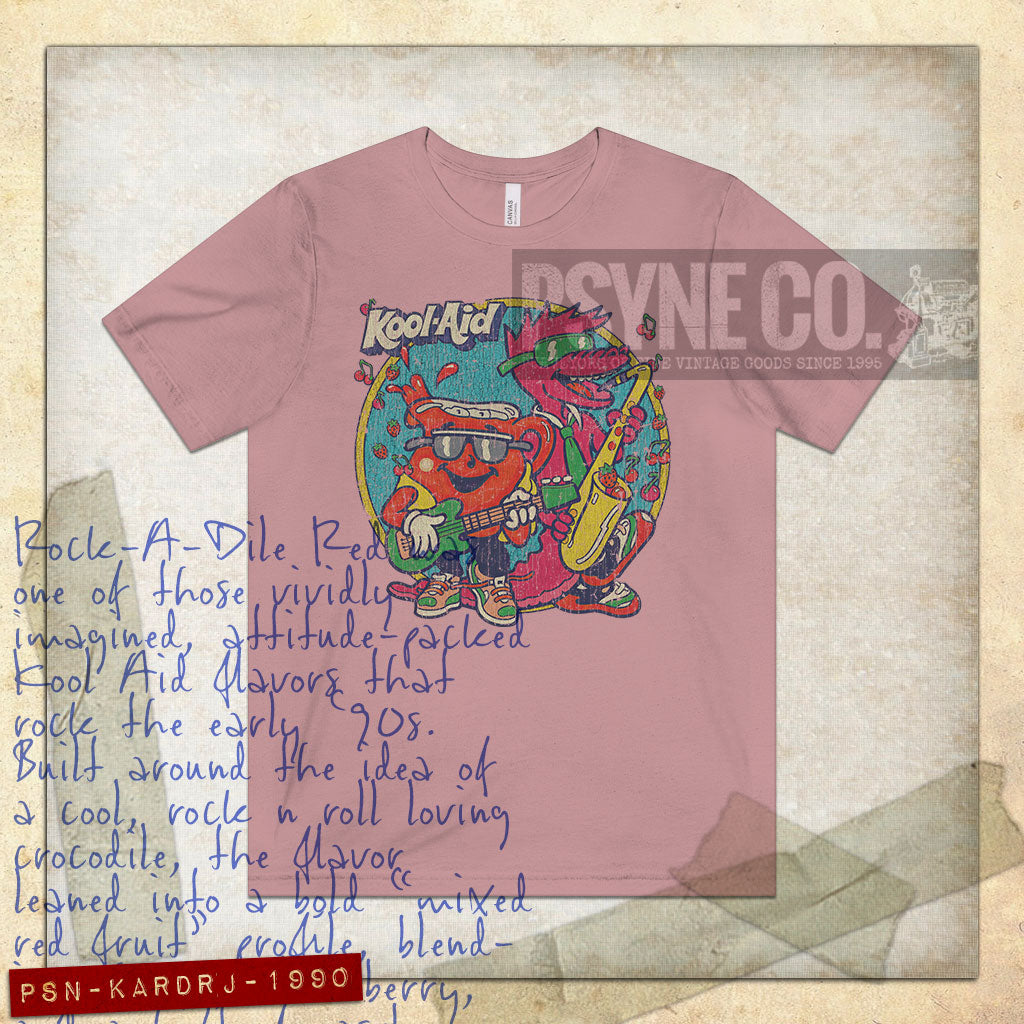 Rock-A-Dile Red Jam 1990 Vintage Men's T-Shirt