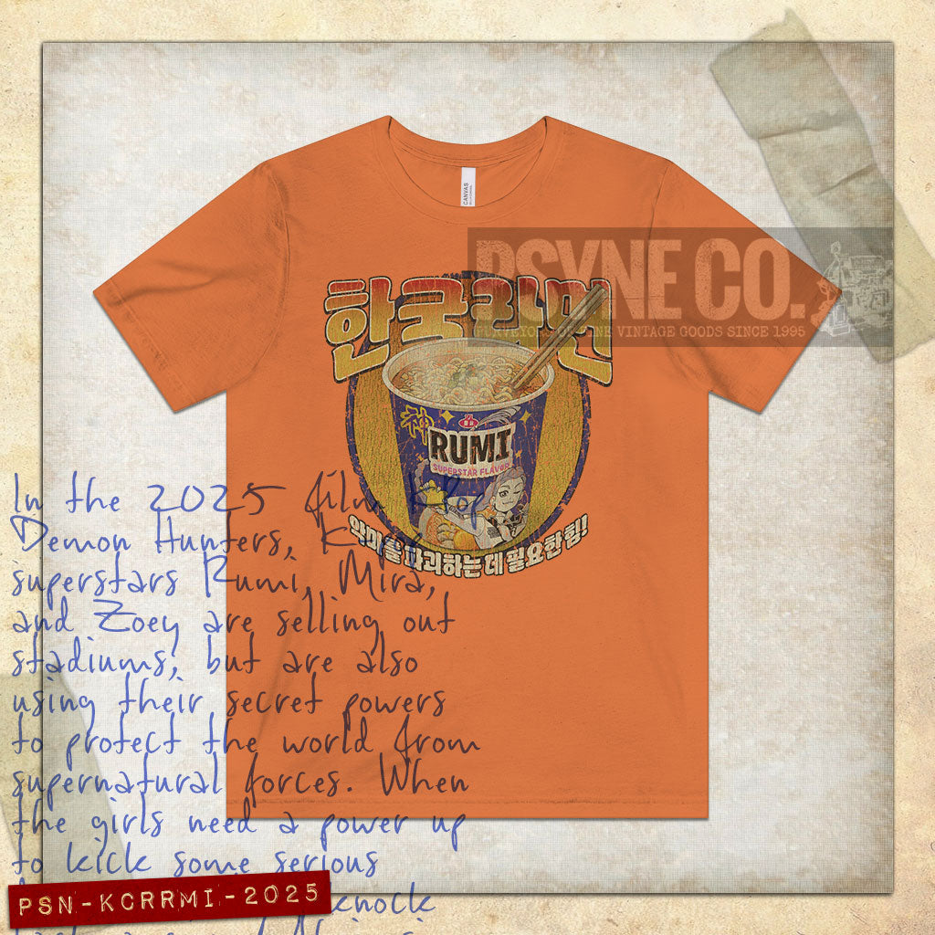KDH Korean Cup Ramen Rumi 2025 Vintage Men's T-Shirt
