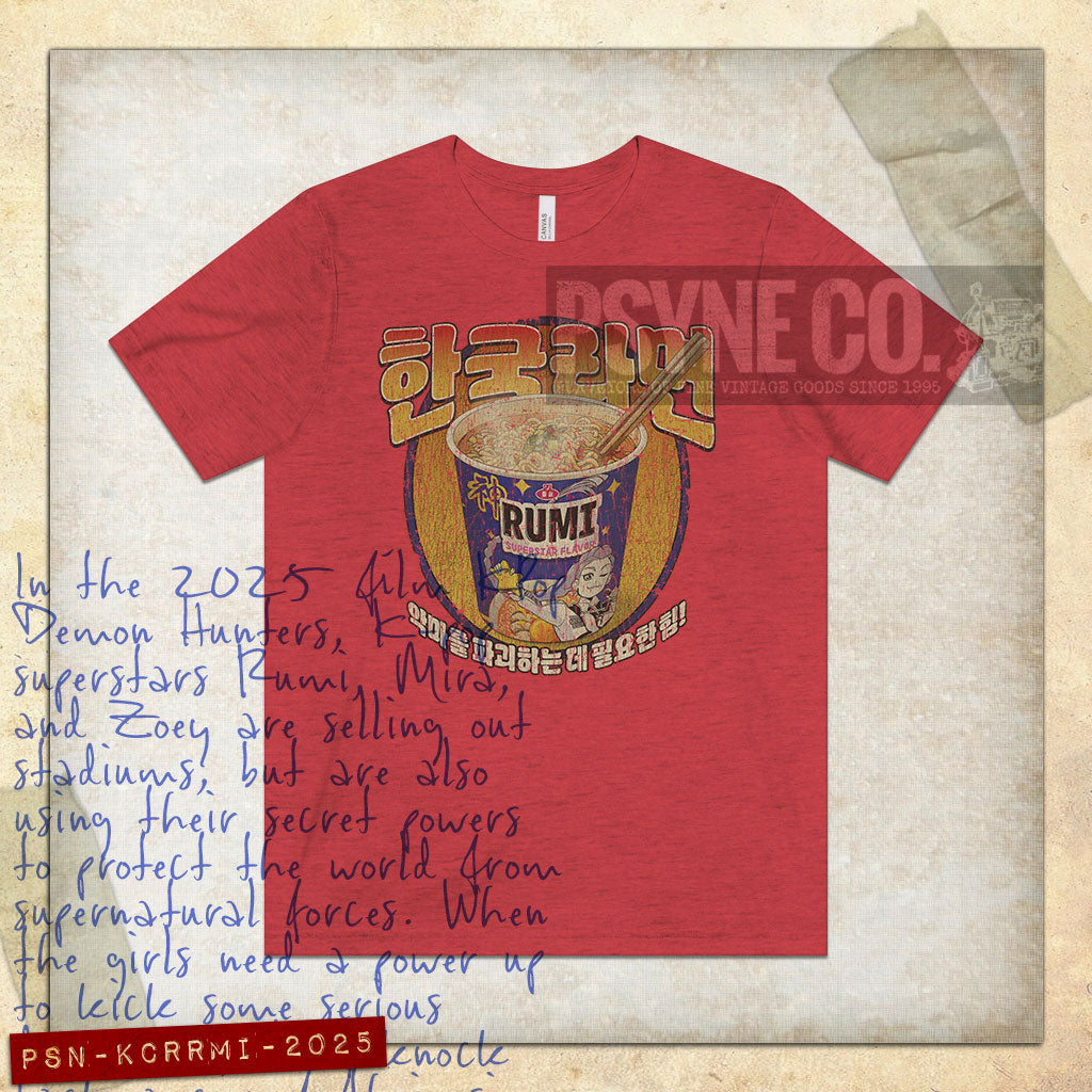 KDH Korean Cup Ramen Rumi 2025 Vintage Men's T-Shirt
