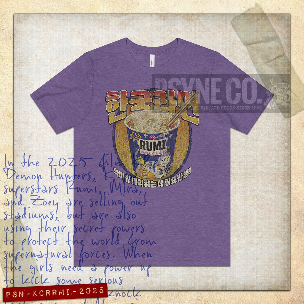 KDH Korean Cup Ramen Rumi 2025 Vintage Men's T-Shirt