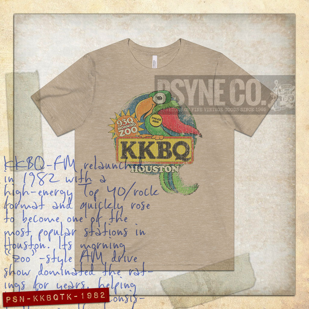 KKBQ Houston Too-Kii Bird 1982 Vintage Men's T-Shirt
