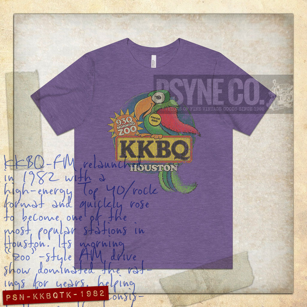 KKBQ Houston Too-Kii Bird 1982 Vintage Men's T-Shirt