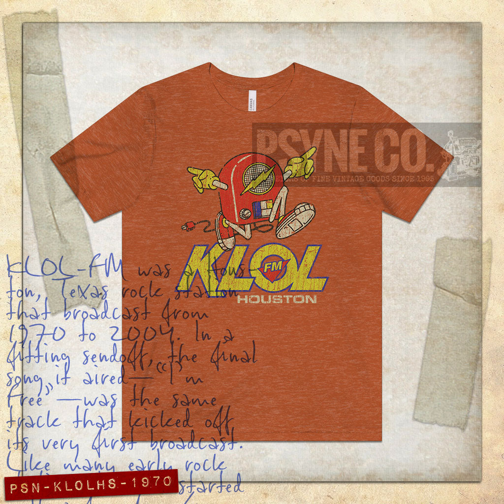 KLOL FM Houston 1970 Vintage Men's T-Shirt