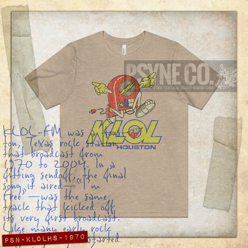 KLOL FM Houston 1970 Vintage Men's T-Shirt