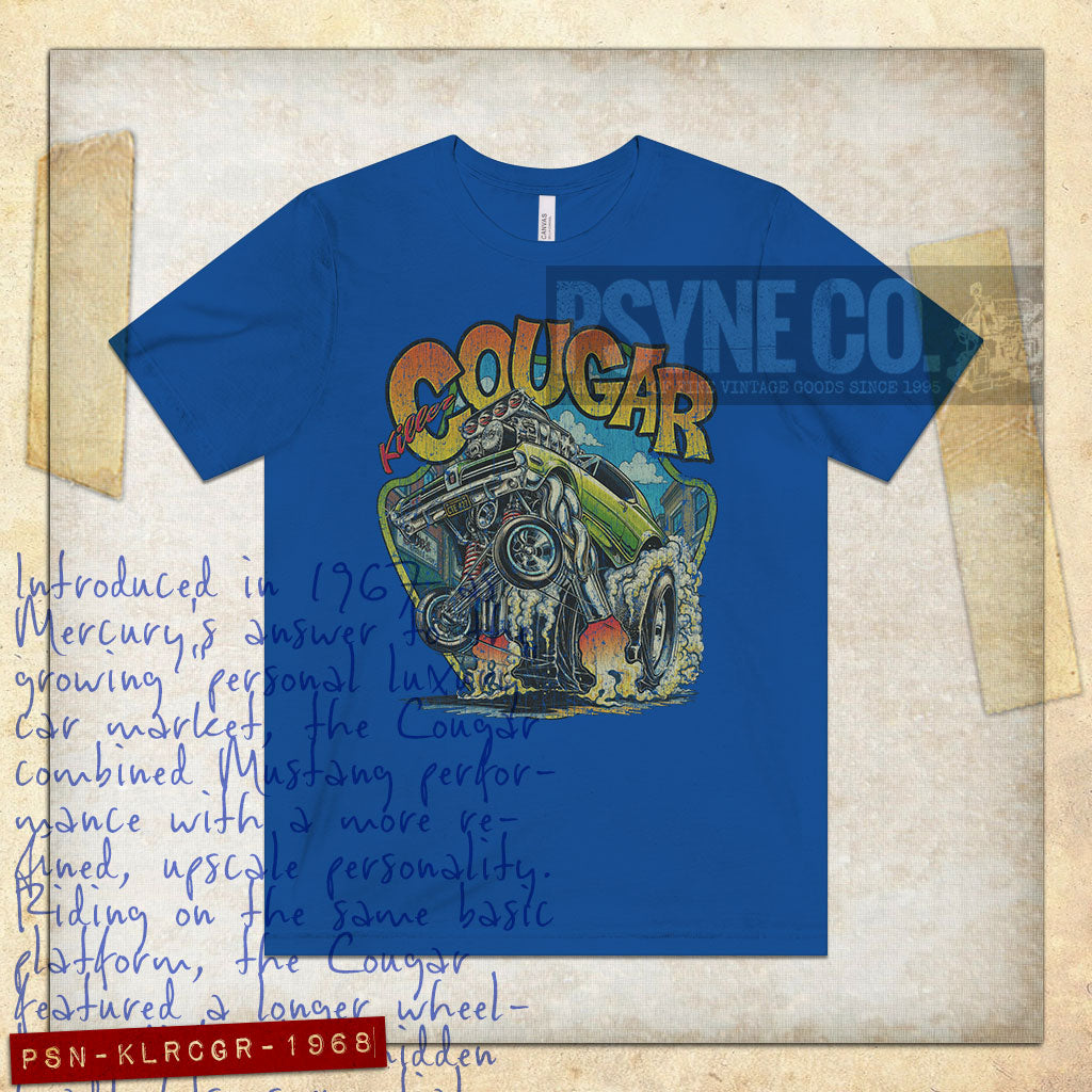 Killer Cougar 1968 Vintage Men's T-Shirt