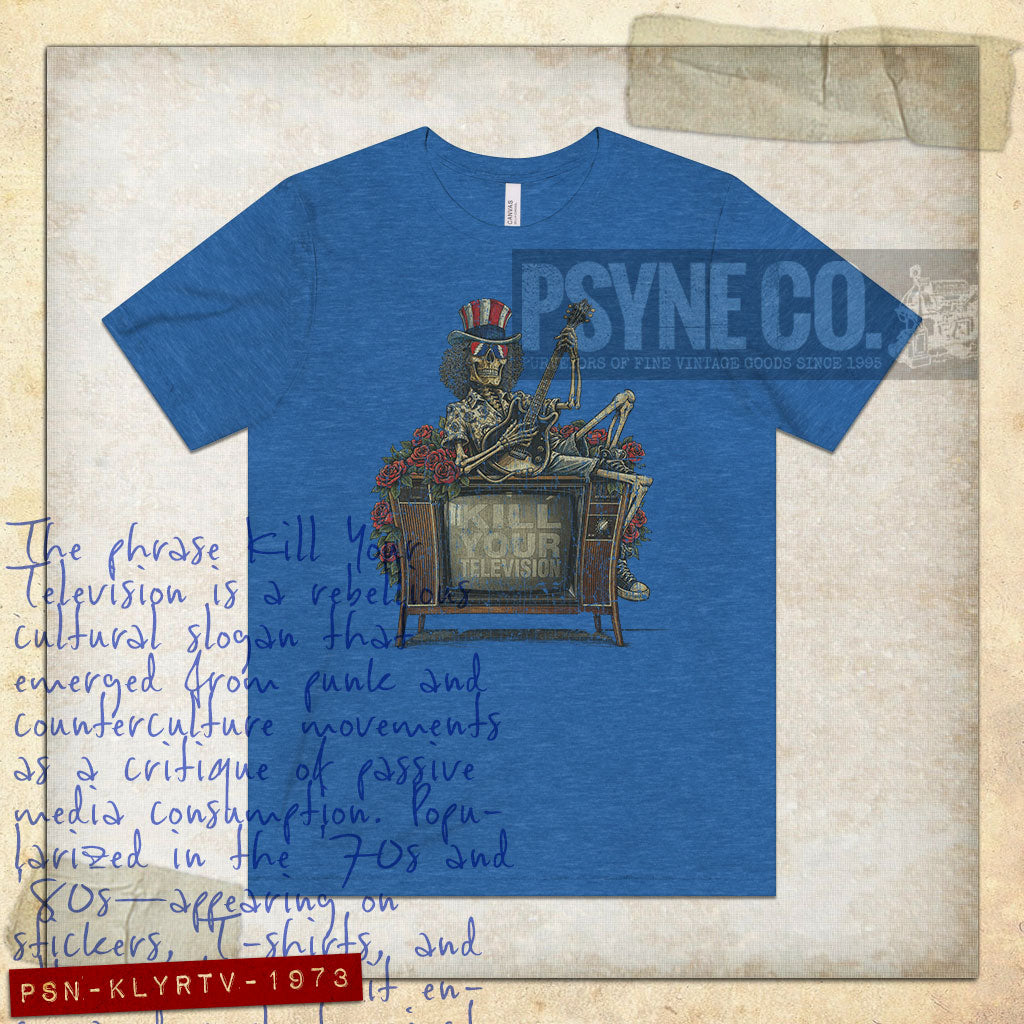 Kill Your Television 1973 Vintage Men's T-Shirt