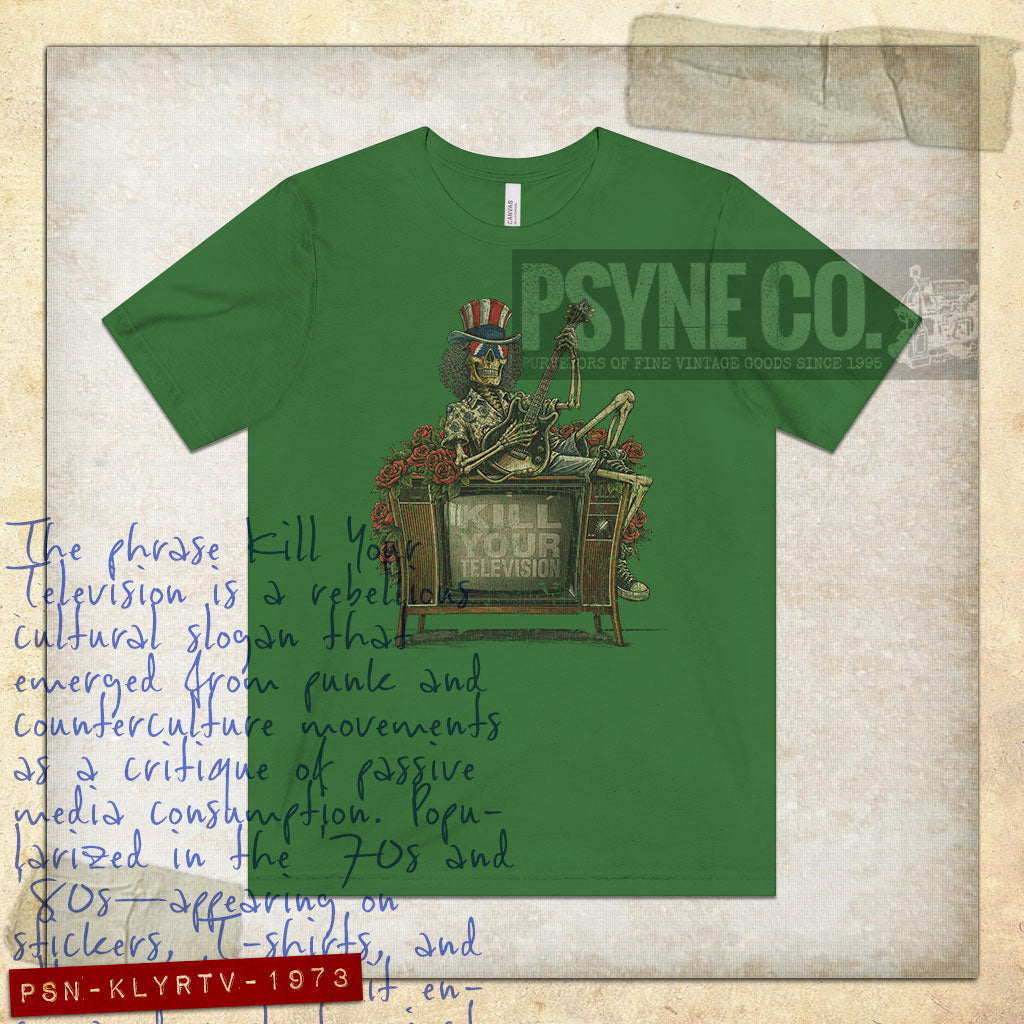 Kill Your Television 1973 Vintage Men's T-Shirt