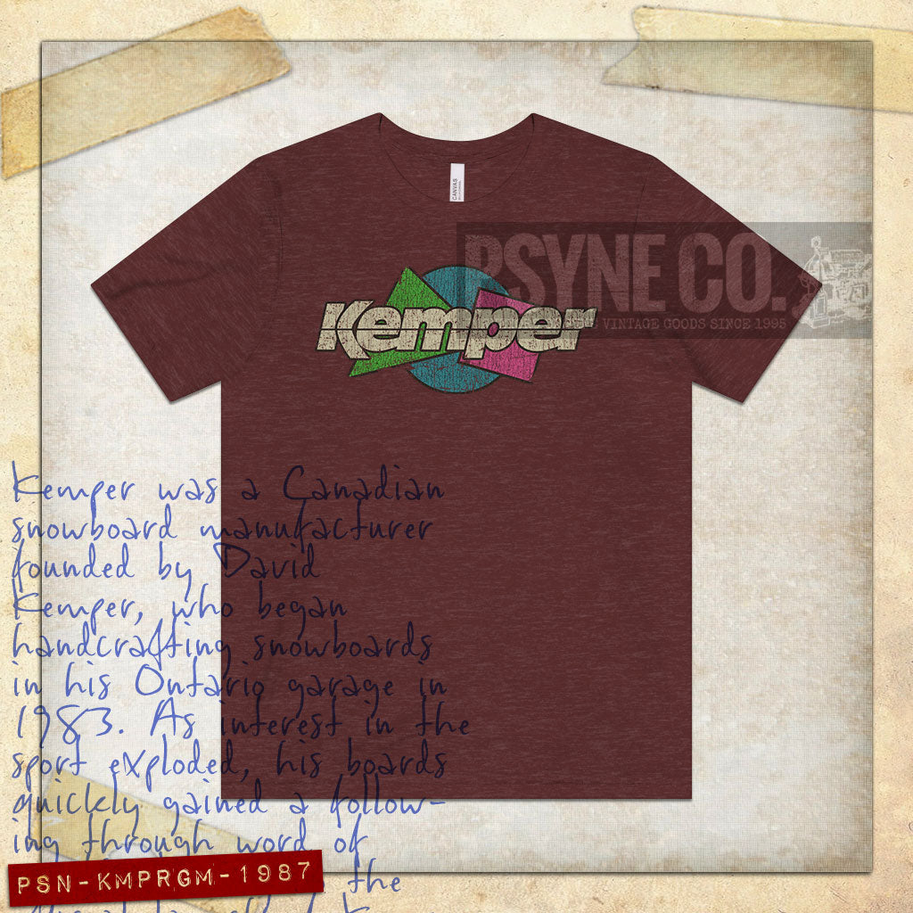 Kemper Geometric 1987 Vintage Men’s T-Shirt