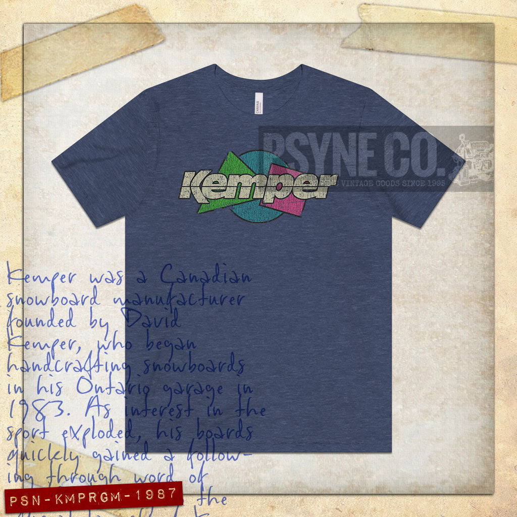 Kemper Geometric 1987 Vintage Men’s T-Shirt