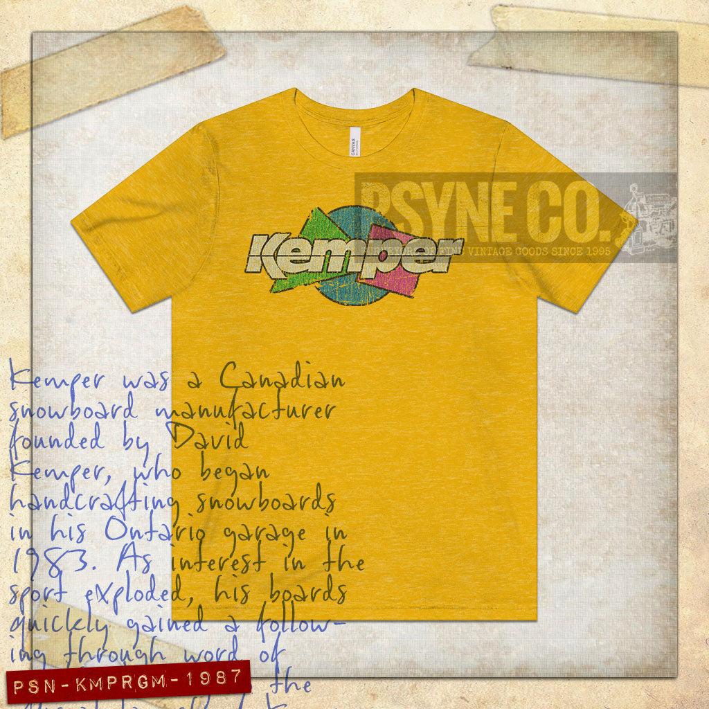 Kemper Geometric 1987 Vintage Men’s T-Shirt