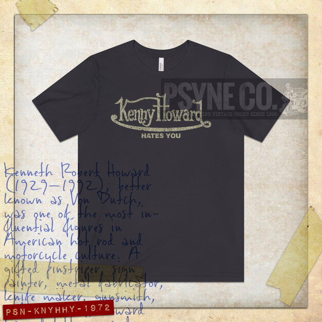 Kenny Howard Hates You 1992 Vintage Men’s T-Shirt