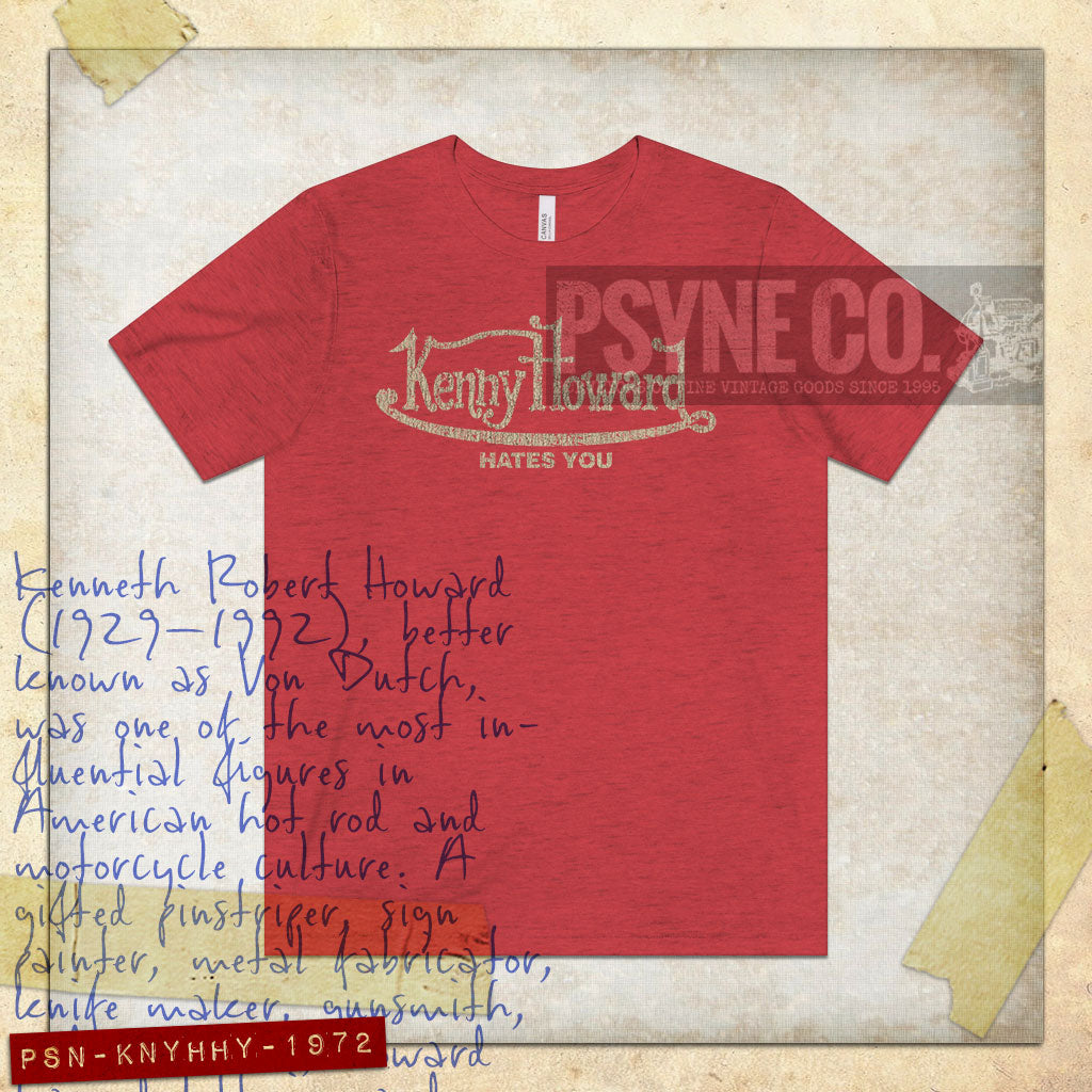Kenny Howard Hates You 1992 Vintage Men’s T-Shirt