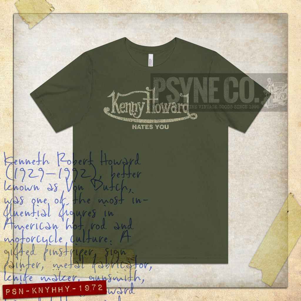Kenny Howard Hates You 1992 Vintage Men’s T-Shirt