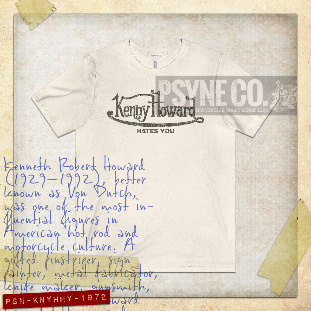 Kenny Howard Hates You 1992 Vintage Men’s T-Shirt