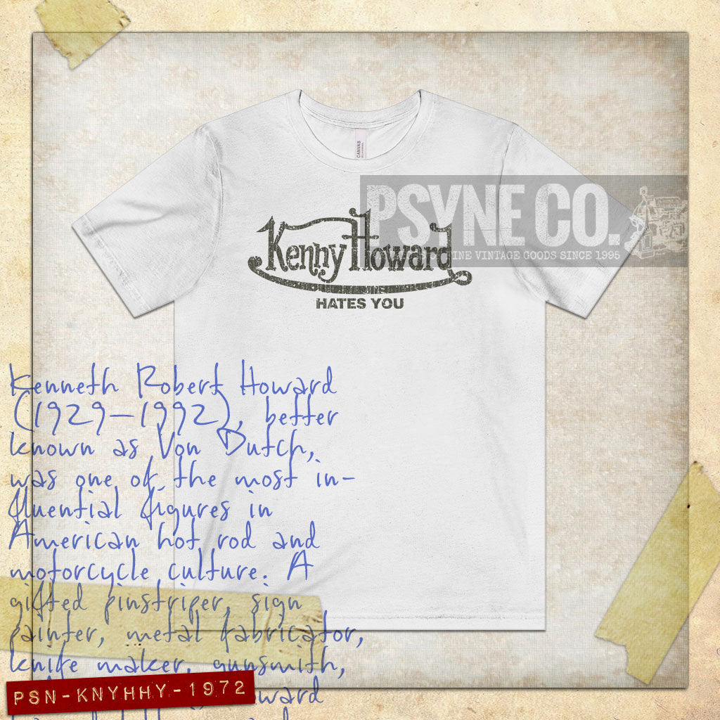 Kenny Howard Hates You 1992 Vintage Men’s T-Shirt