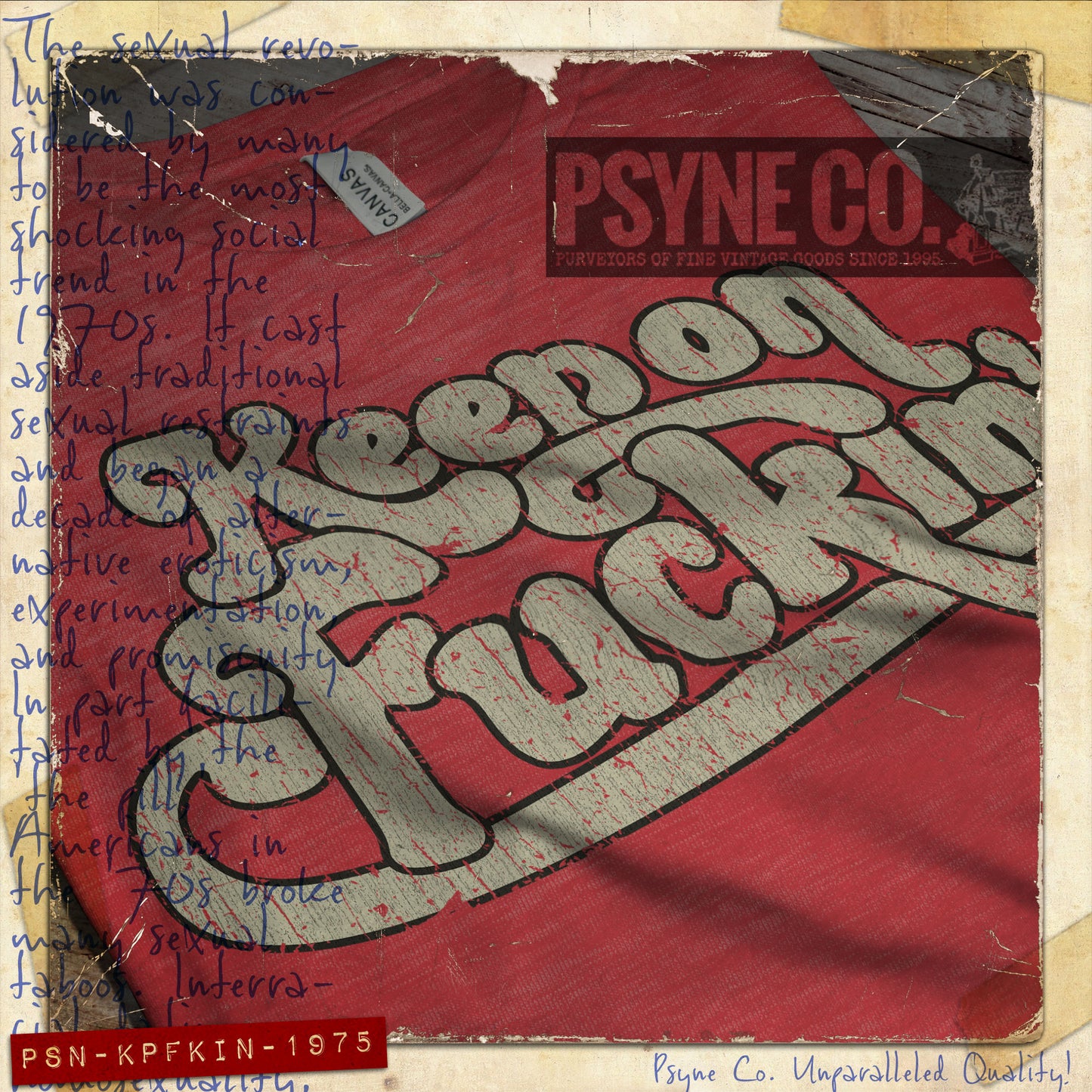 Keep On Fuckin’ 1975 Vintage Men's T-Shirt