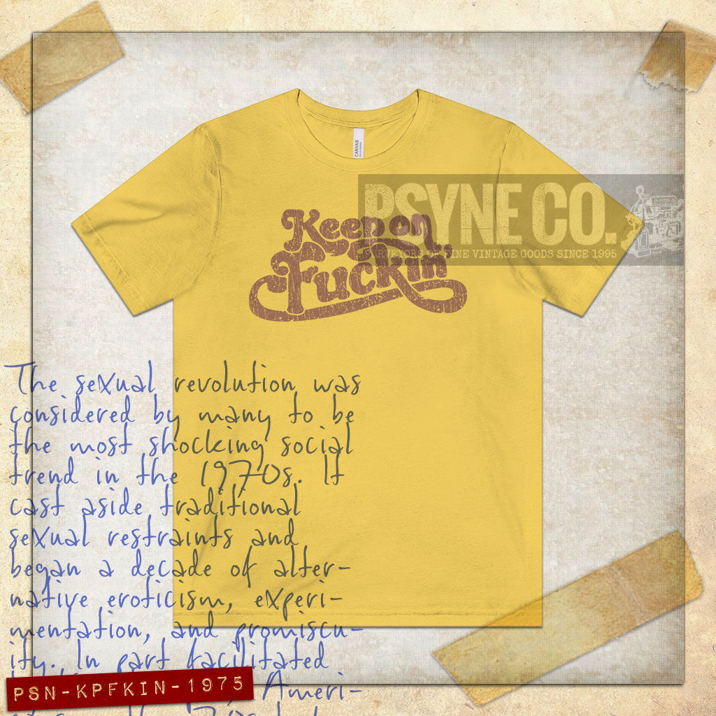 Keep On Fuckin’ 1975 Vintage Men's T-Shirt